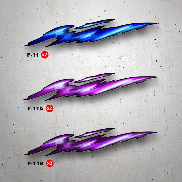 Adesivi per Auto e Moto: Rasgado Fusi&oacute;n in Colori Dinamici