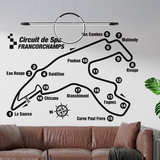 Adesivi Murali: Circuito di Spa-Francorchamps 3