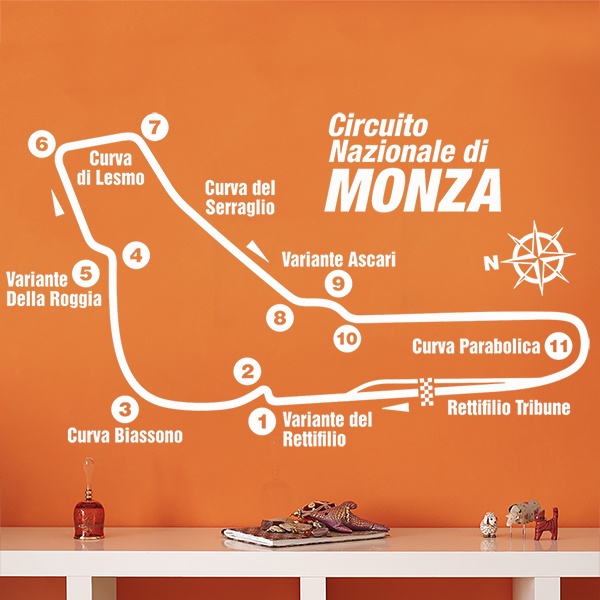 Adesivi Murali: Circuito di Monza
