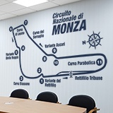 Adesivi Murali: Circuito di Monza 3