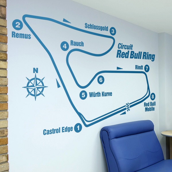 Adesivi Murali: Circuito Red Bull Ring