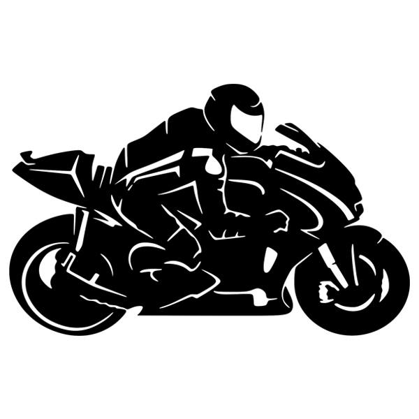 Adesivi Murali: Sagoma MotoGP