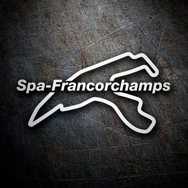Adesivi per Auto e Moto: Circuito di Spa-Francorchamps