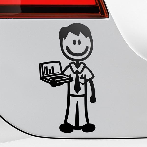 Adesivi per Auto e Moto: Pap&agrave; informatico