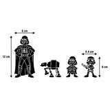 Adesivi per Auto e Moto: Set 4X Famiglia Darth Vader 2