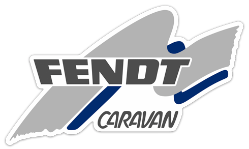 Adesivi per Auto e Moto: Fendt Caravan blu