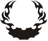 Adesivi per Auto e Moto: Hood Flames