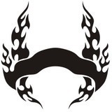 Adesivi per Auto e Moto: Hood Flames