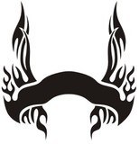 Adesivi per Auto e Moto: Hood Flames