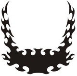 Adesivi per Auto e Moto: Hood Flames