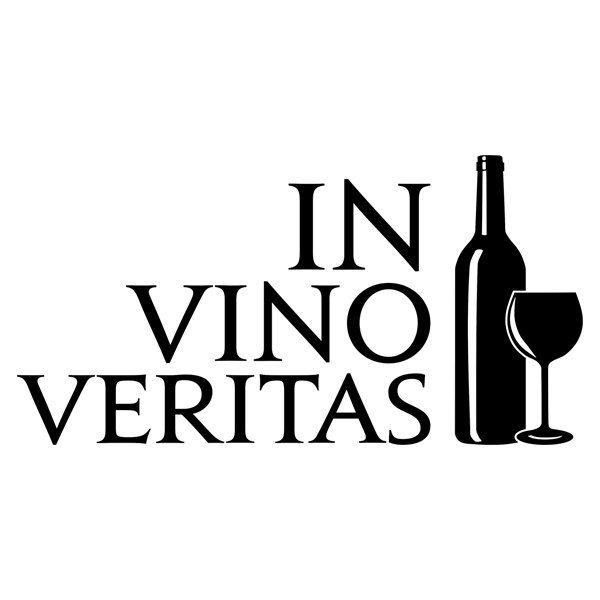 Adesivi Murali: In vino veritas