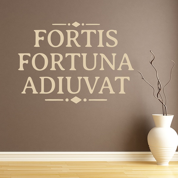 Adesivi Murali: Fortis fortuna adiuvat