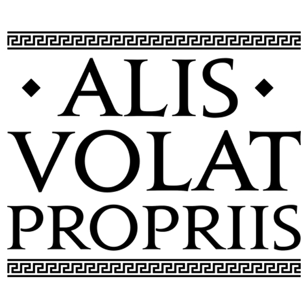 Adesivi Murali: Alis Volat Propriis
