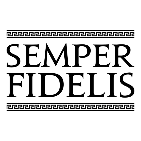 Adesivi Murali: Semper Fidelis