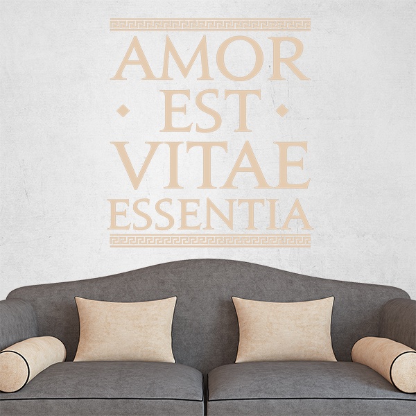 Adesivi Murali: Amor Est Vitae Essentia
