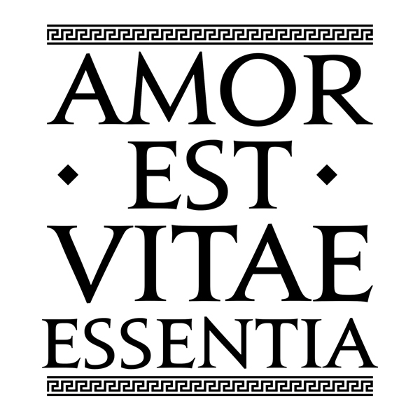 Adesivi Murali: Amor Est Vitae Essentia