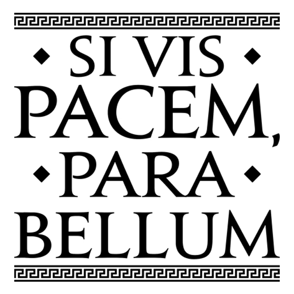 Adesivi Murali: Si Vis Pacem Para Bellum