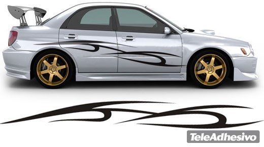 Adesivi per Auto e Moto: Kit Tribal 24