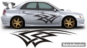 Adesivi per Auto e Moto: Kit Tribal 29 2