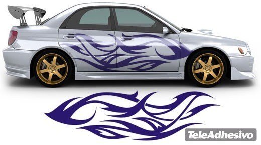 Adesivi per Auto e Moto: Kit Tribal 33