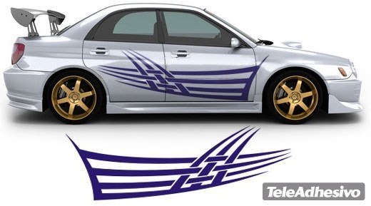 Adesivi per Auto e Moto: Kit Tribal 35