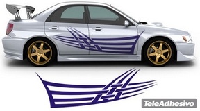 Adesivi per Auto e Moto: Kit Tribal 35 2