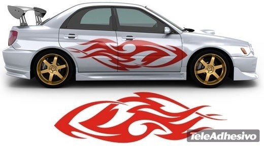 Adesivi per Auto e Moto: Kit Tribal 40