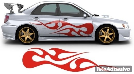 Adesivi per Auto e Moto: Kit Tribal 48