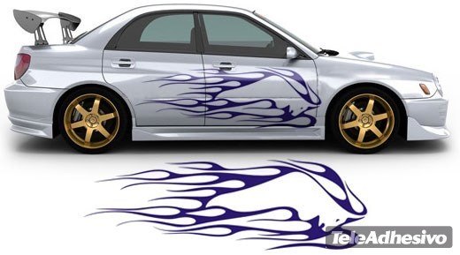 Adesivi per Auto e Moto: Kit Tribal 53