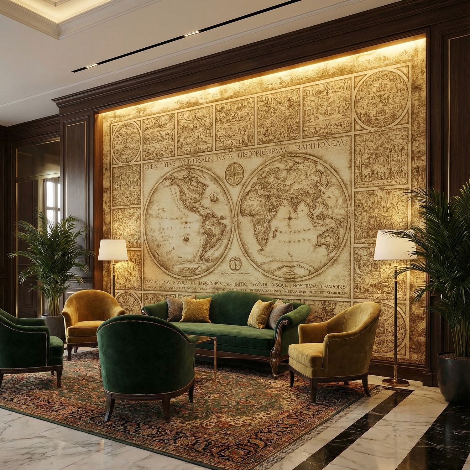 Fotomurali : Murale mondo Orvis Typus Universalis