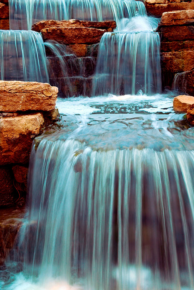 Fotomurali : Cascata e pietre