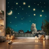 Fotomurali : Gatto sul tetto 18