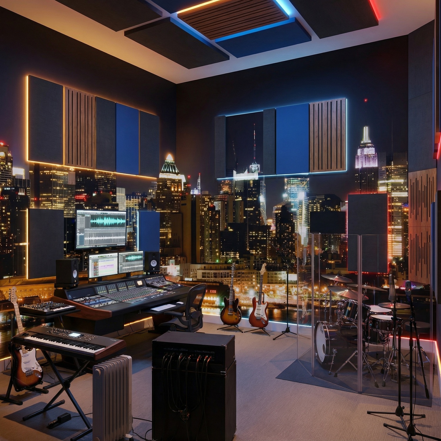 Fotomurali : Notte di New York