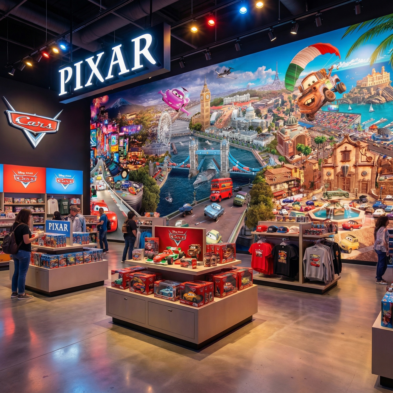 Fotomurali : Film di automobili Cars