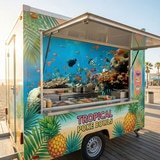 Fotomurali : barriera corallina con pesci 16