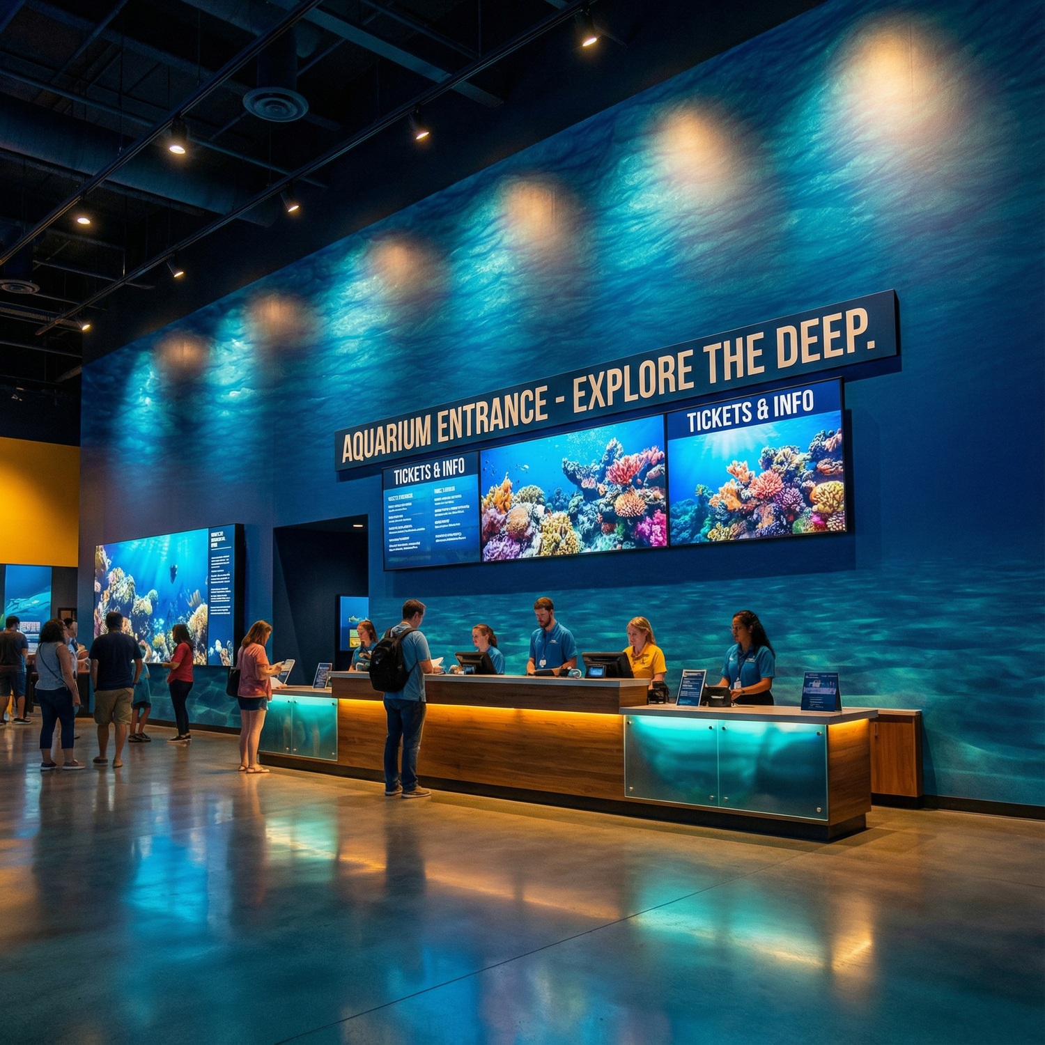 Fotomurali : Profondit&agrave; marine