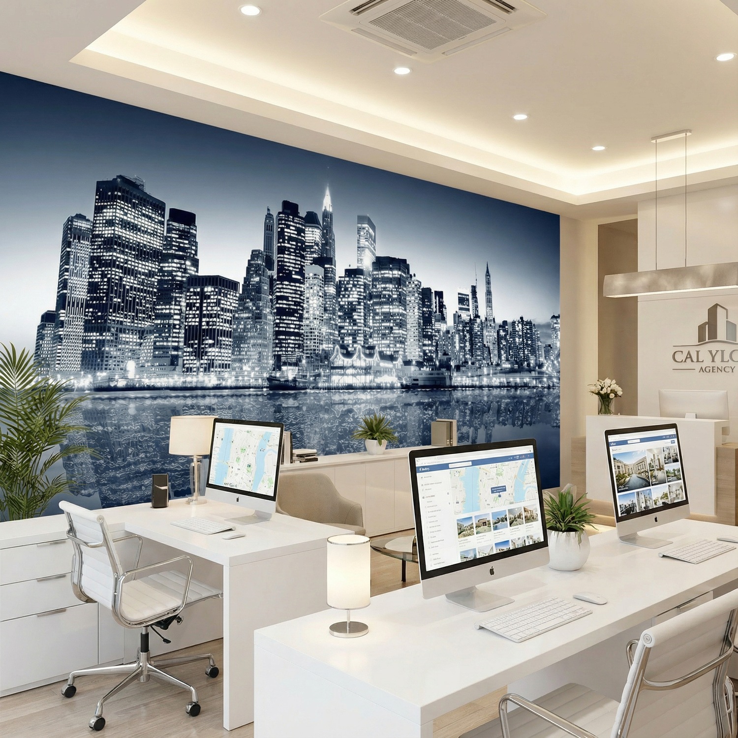 Fotomurali : Manhattan blu