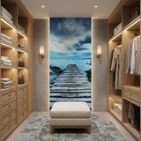 Fotomurali : Passerella tra le rocce 12