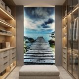 Fotomurali : Passerella tra le rocce 14