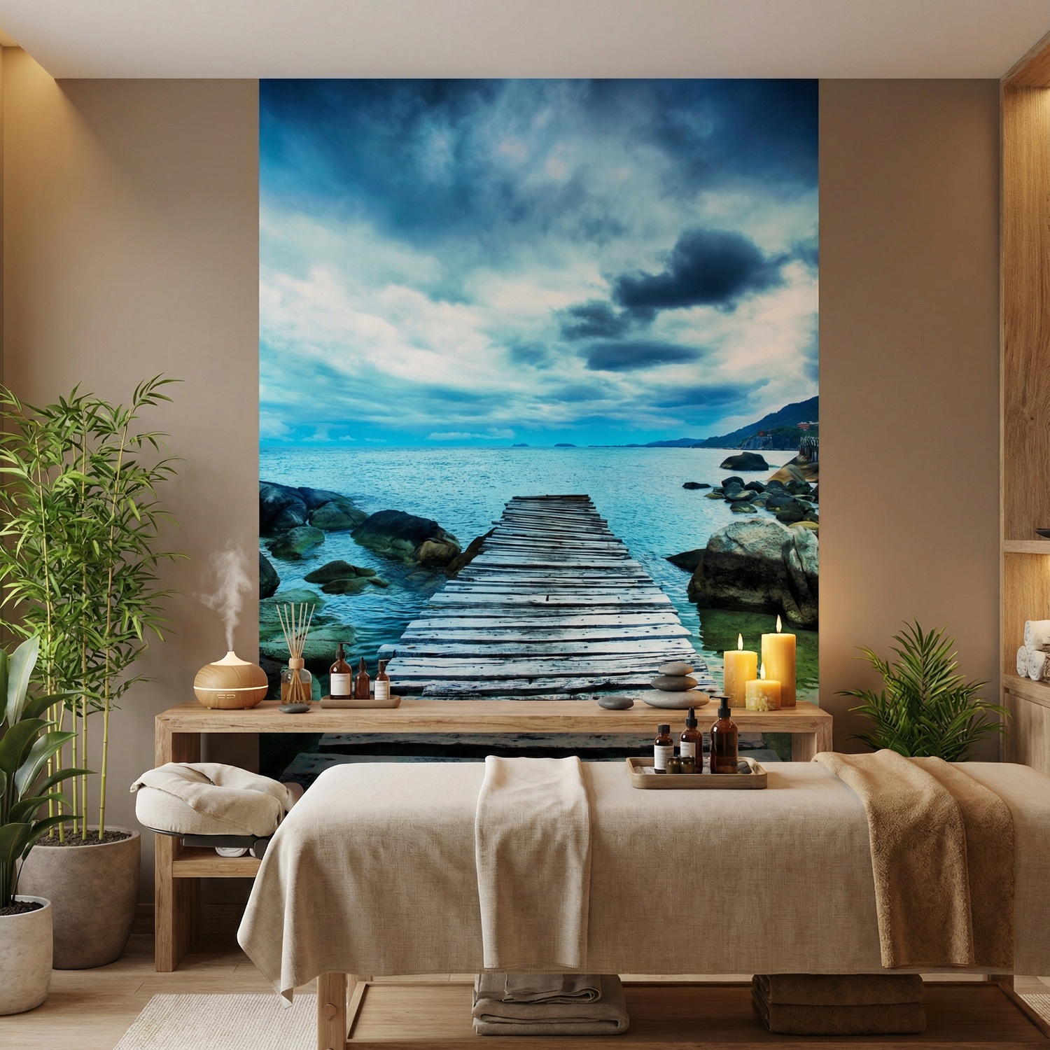 Fotomurali : Passerella tra le rocce