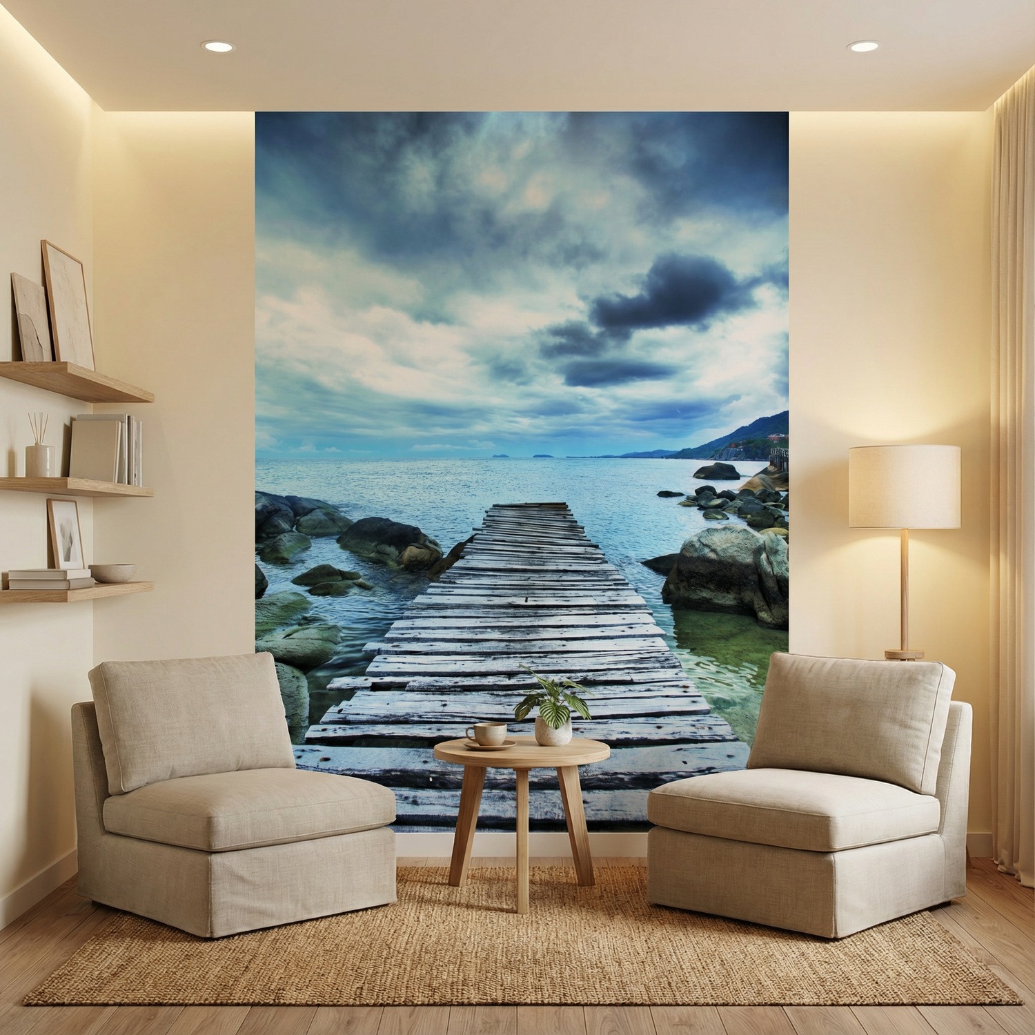 Fotomurali : Passerella tra le rocce