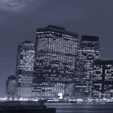 Fotomurali : Panoramica di Manhattan durante la notte 3