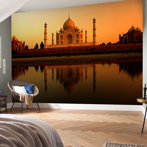 Fotomurali : Taj Mahal all'alba 0