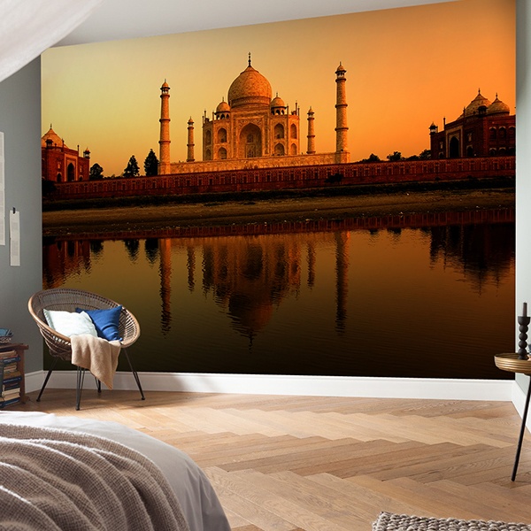 Fotomurali : Taj Mahal all'alba