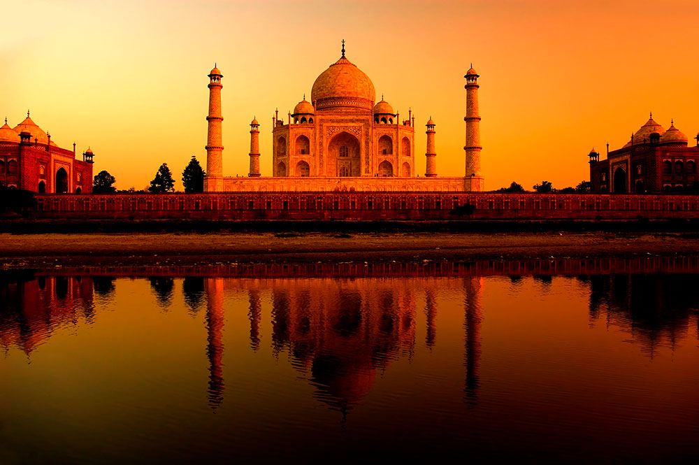 Fotomurali : Taj Mahal all'alba
