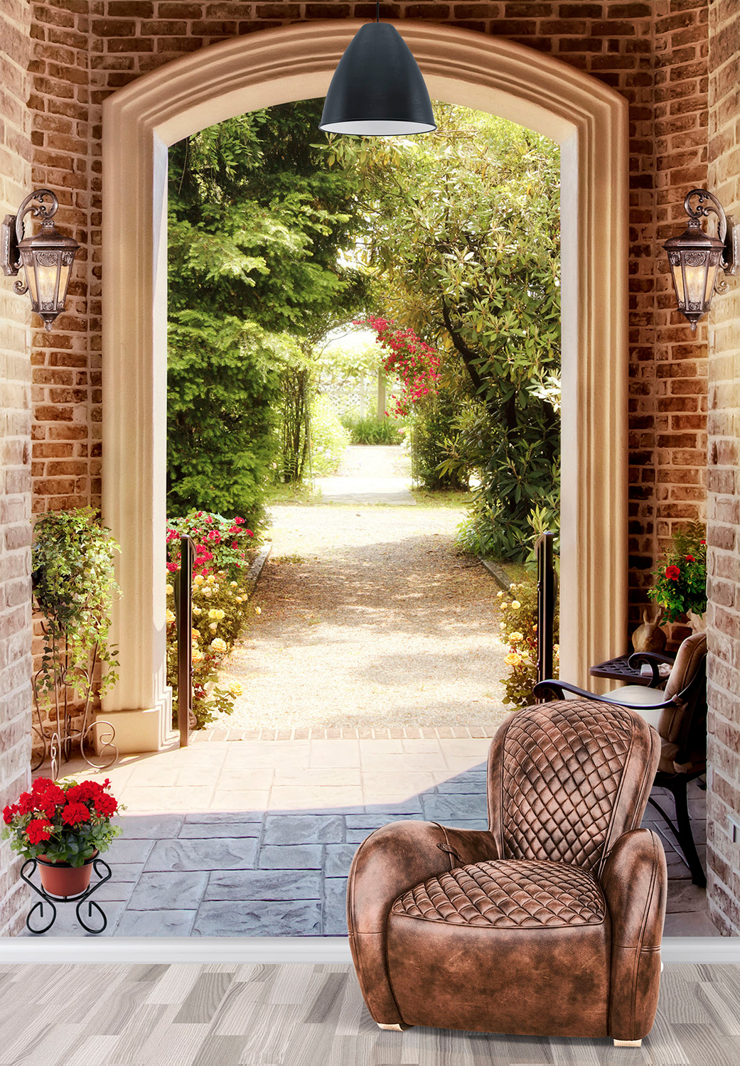 Fotomurali : Accesso al giardino