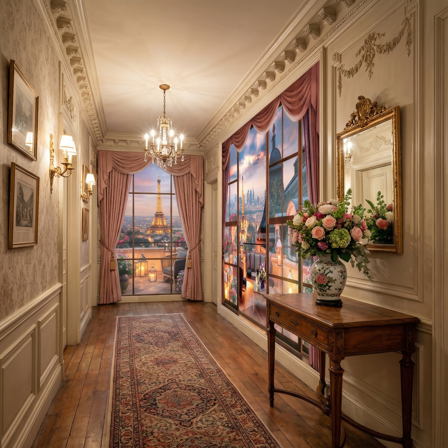 Fotomurali : Vista della Torre Eiffel