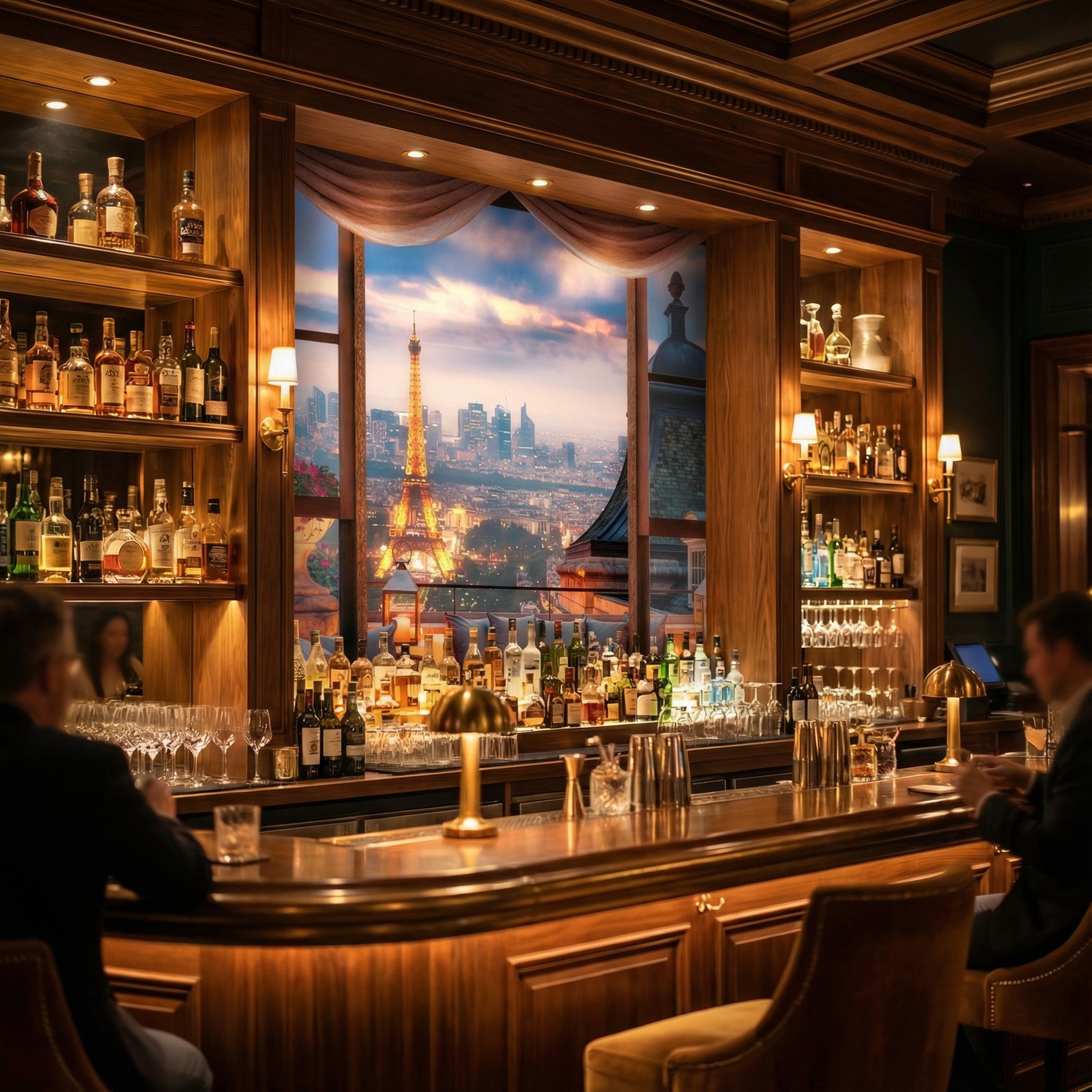 Fotomurali : Vista della Torre Eiffel