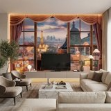 Fotomurali : Vista della Torre Eiffel 21