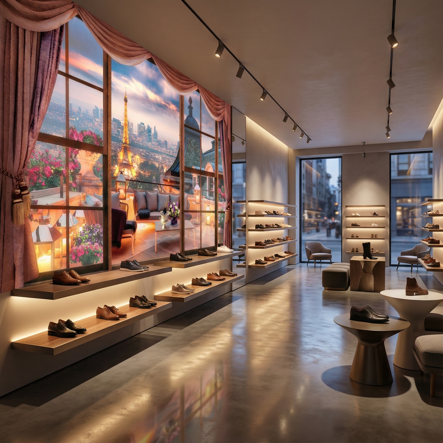 Fotomurali : Vista della Torre Eiffel